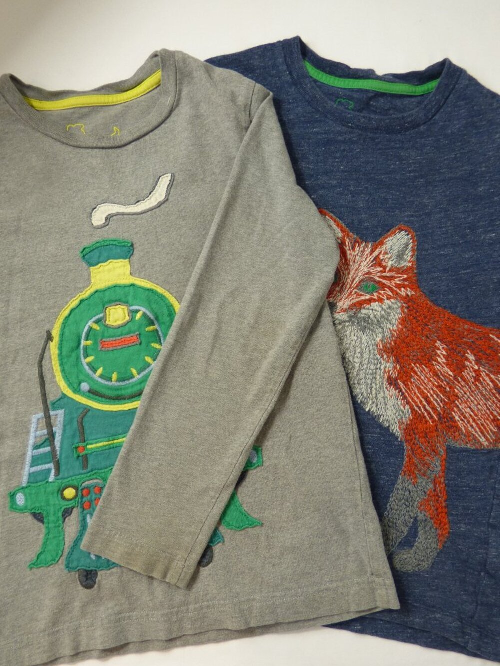 Mini Boden Applique Long Sleeve T-Shirt Set, Size 7-8 Years